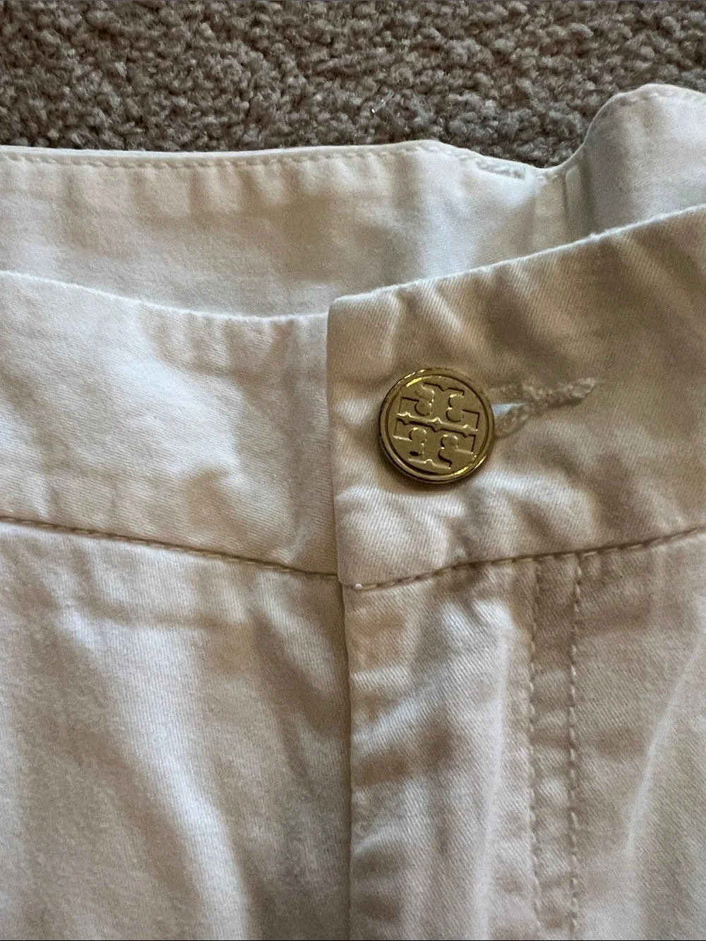 Tory Burch Women's White Bermuda Shorts